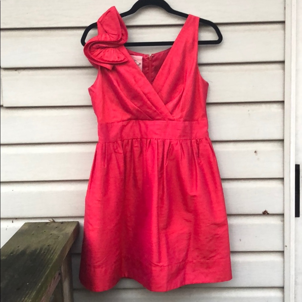 EUC Phoebe Couture sz 10 silk cocktail dress